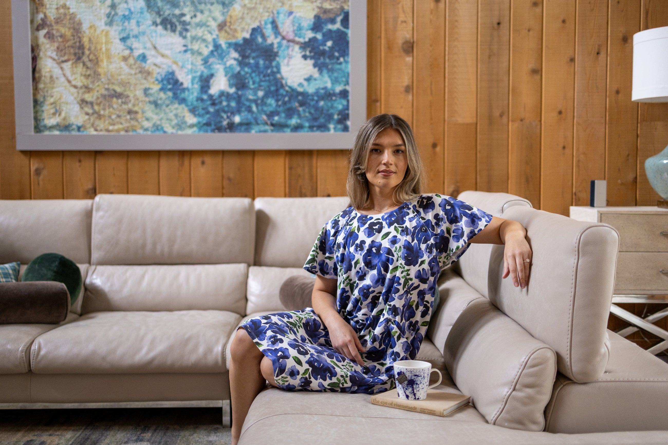 Designer hospital gown for women