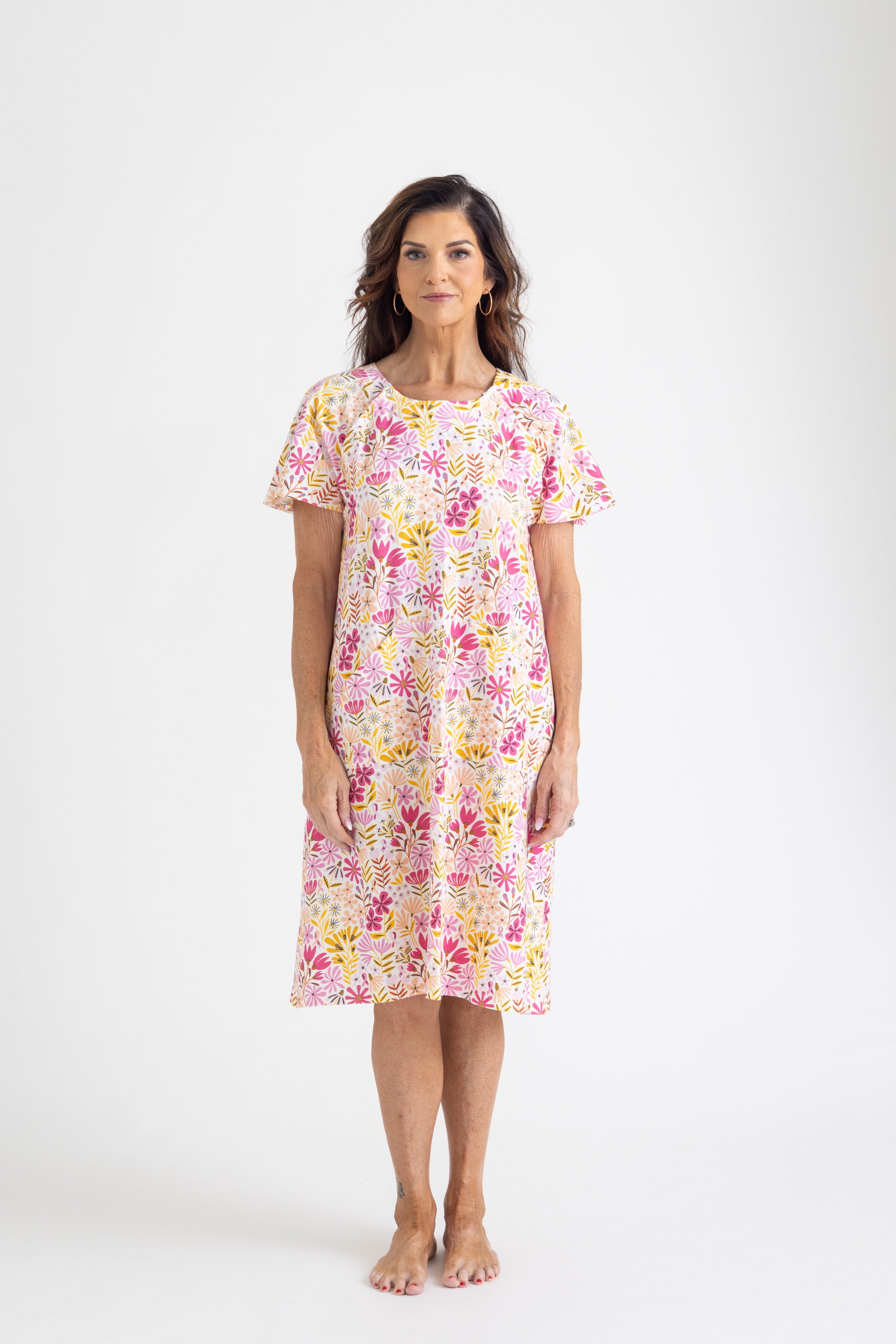 Soft gown gift for women in cancer treatment