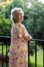 Luxury patient gown for women with breast cancer