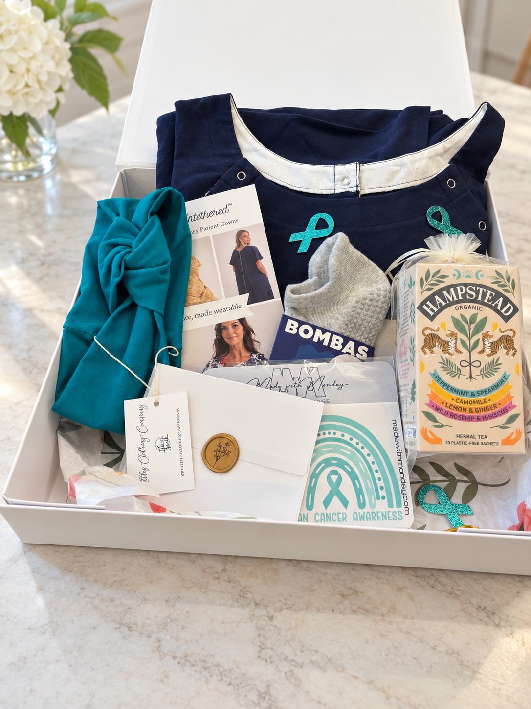 Ovations for a Cure Comfort & Care Package | Ovarian Cancer Support & Awareness Gift Set