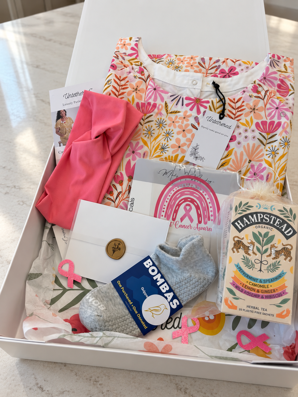 Breast Cancer Comfort & Care Package | Breast Cancer Support & Awareness Gift Set