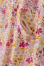 Luxury hospital gown with pockets for female patients with cancer