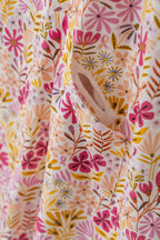 Luxury hospital gown with pockets for female patients with cancer